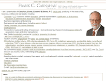 Tablet Screenshot of carnahanlaw.com